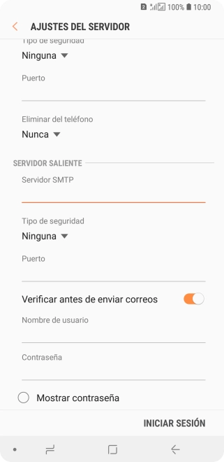 Pulsa la lista desplegable bajo 