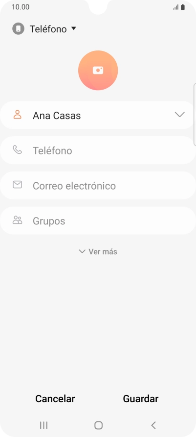 Pulsa Teléfono e introduce el número de teléfono deseado. Pulsa Teléfono e introduce el número de teléfono deseado.
