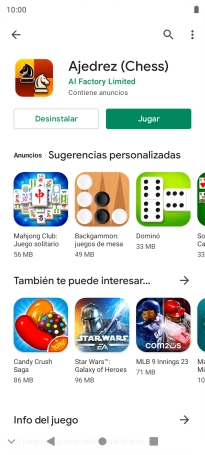 Pulsa la tecla de inicio para terminar y regresar a la pantalla de inicio. Pulsa la tecla de inicio para terminar y regresar a la pantalla de inicio.