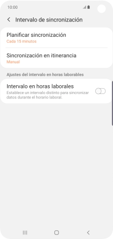 Pulsa Planificar sincronización. Pulsa Planificar sincronización.