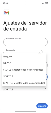 Pulsa SSL/TLS.