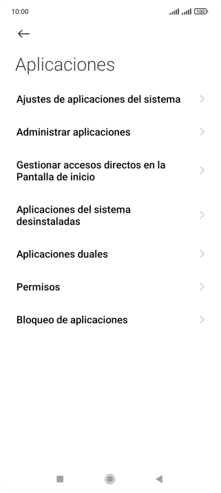 Pulsa Administrar aplicaciones.