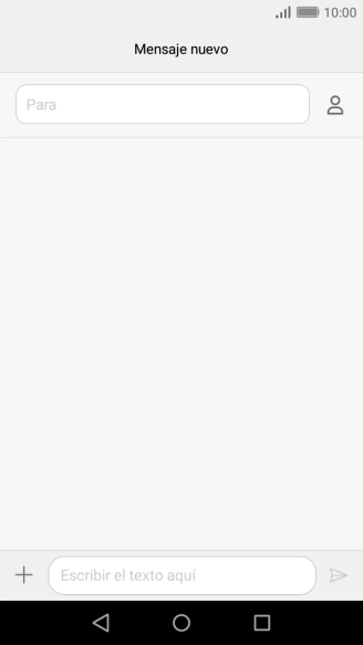 Pulsa en el campo de búsqueda e introduce las primeras letras del nombre del destinatario deseado. Pulsa en el campo de búsqueda e introduce las primeras letras del nombre del destinatario deseado.