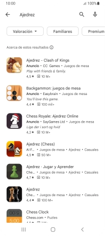 Pulsa la app deseada. Pulsa la app deseada.