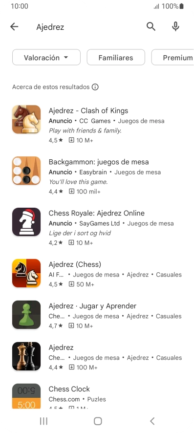 Pulsa la app deseada. Pulsa la app deseada.