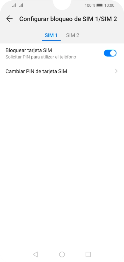 Pulsa la tarjeta SIM deseada. Pulsa la tarjeta SIM deseada.