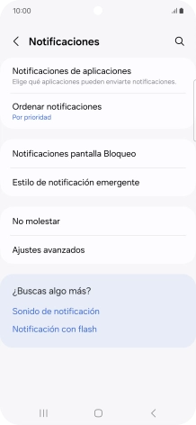 Pulsa Notificaciones de aplicaciones. Pulsa Notificaciones de aplicaciones.