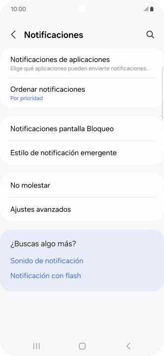 Pulsa Notificaciones de aplicaciones. Pulsa Notificaciones de aplicaciones.