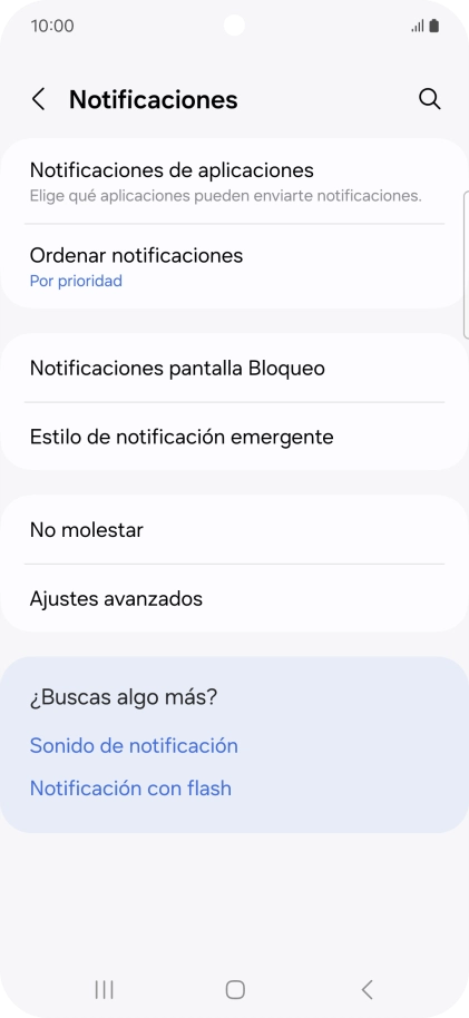 Pulsa Notificaciones de aplicaciones. Pulsa Notificaciones de aplicaciones.
