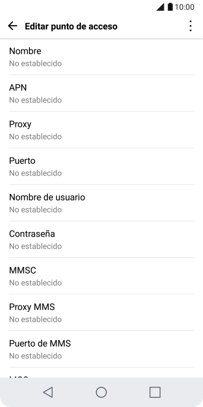 Pulsa Nombre.