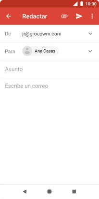 Pulsa Asunto e introduce el asunto deseado. Pulsa Asunto e introduce el asunto deseado.