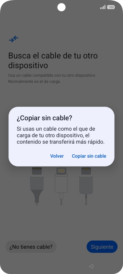 Pulsa Copiar sin cable. Pulsa Copiar sin cable.