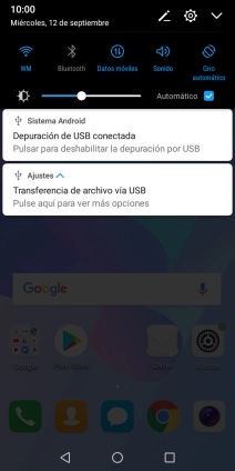 Pulsa Pulse aquí para ver más opciones.