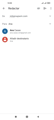 Pulsa el contacto deseado. Pulsa el contacto deseado.