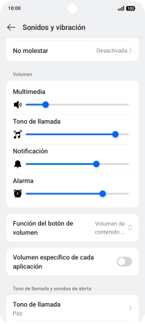 Pulsa Tono de llamada. Pulsa Tono de llamada.