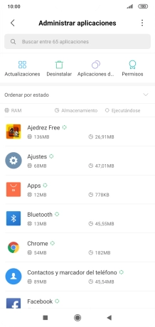 Pulsa la app deseada. Pulsa la app deseada.