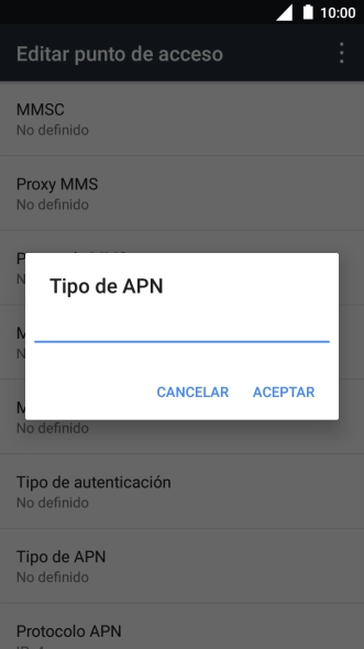 Introduce default y pulsa ACEPTAR. Introduce default y pulsa ACEPTAR.