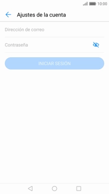 Pulsa Dirección de correo e introduce tu dirección de correo electrónico.