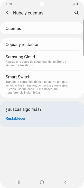 Pulsa Cuentas.