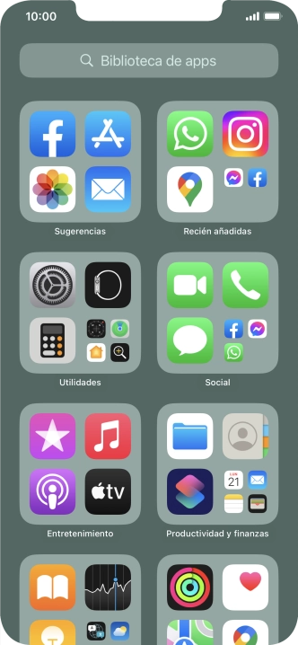 Pulsa la app deseada.
