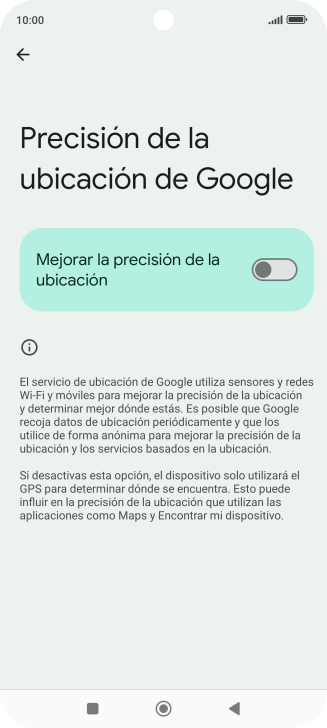 Si pulsas el indicador junto a Si pulsas el indicador junto a