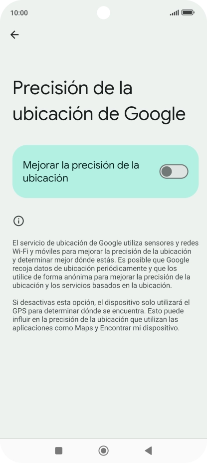 Si pulsas el indicador junto a Si pulsas el indicador junto a