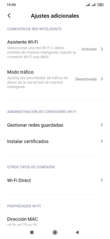 Pulsa Asistente Wi-Fi. Pulsa Asistente Wi-Fi.