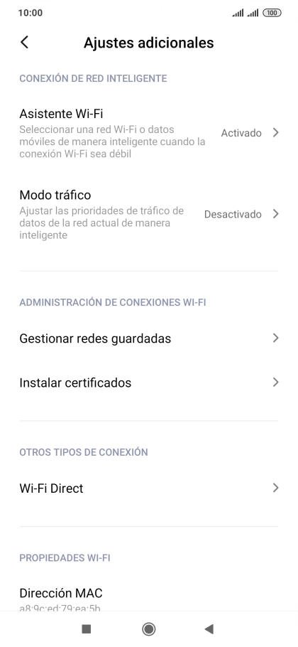Pulsa Asistente Wi-Fi. Pulsa Asistente Wi-Fi.