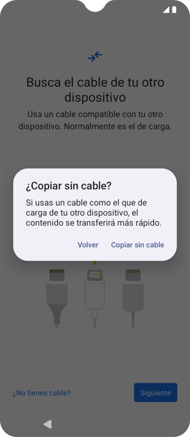 Pulsa Copiar sin cable. Pulsa Copiar sin cable.