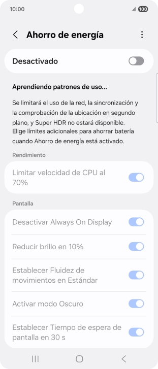 Pulsa el indicador bajo Pulsa el indicador bajo