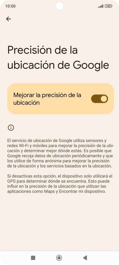 Si pulsas el indicador junto a Si pulsas el indicador junto a