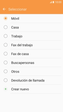 Pulsa el tipo de número deseado. Pulsa el tipo de número deseado.