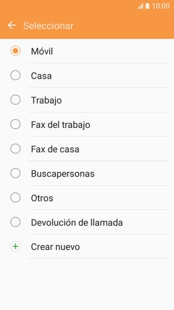 Pulsa el tipo de número deseado. Pulsa el tipo de número deseado.