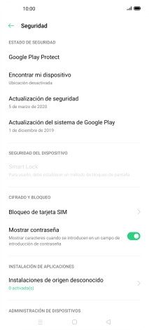 Pulsa Bloqueo de tarjeta SIM. Pulsa Bloqueo de tarjeta SIM.