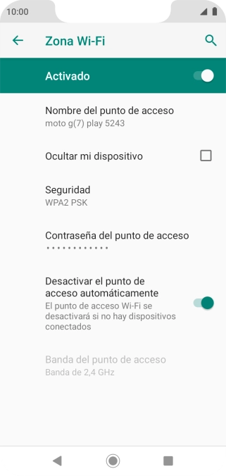 Pulsa la tecla de inicio para terminar y regresar a la pantalla de inicio.