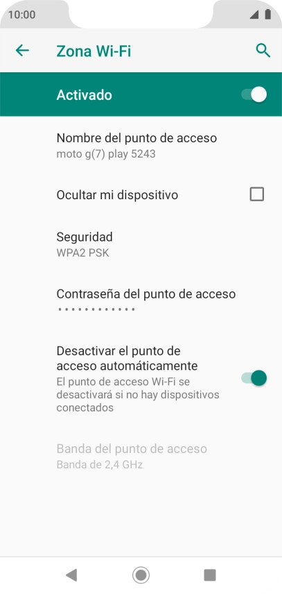 Pulsa la tecla de inicio para terminar y regresar a la pantalla de inicio.