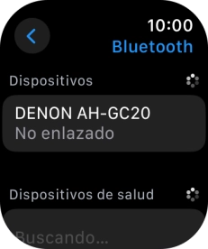 Pulsa el dispositivo Bluetooth deseado. Pulsa el dispositivo Bluetooth deseado.