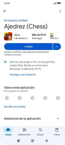 Pulsa la tecla de inicio para terminar y regresar a la pantalla de inicio.