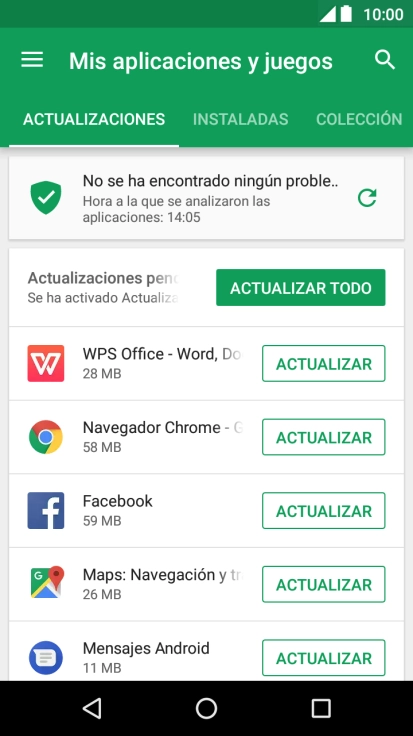 Pulsa INSTALADAS.