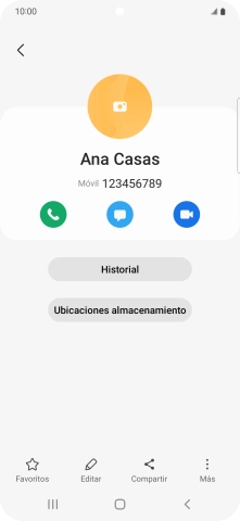 Pulsa el icono de realizar llamadas. Pulsa el icono de realizar llamadas.