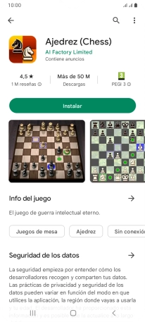 Pulsa Instalar y sigue las indicaciones de la pantalla para instalar la app. Pulsa Instalar y sigue las indicaciones de la pantalla para instalar la app.