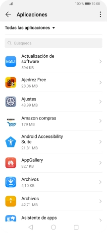 Pulsa la app deseada. Pulsa la app deseada.