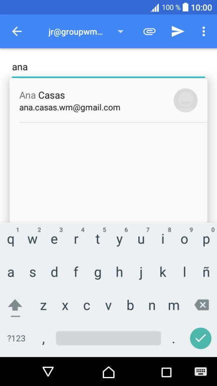 Pulsa el contacto deseado. Pulsa el contacto deseado.