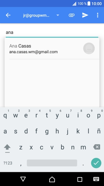 Pulsa el contacto deseado. Pulsa el contacto deseado.