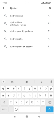 Introduce el nombre del tema o de la app y pulsa el icono de búsqueda. Introduce el nombre del tema o de la app y pulsa el icono de búsqueda.