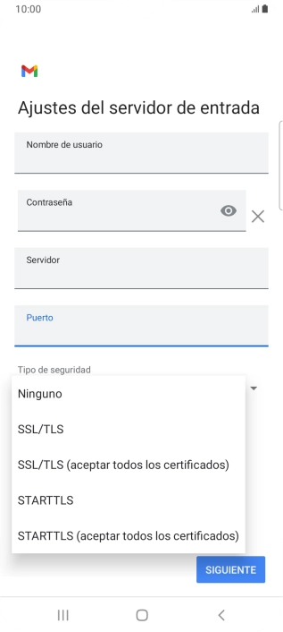 Pulsa Ninguno.