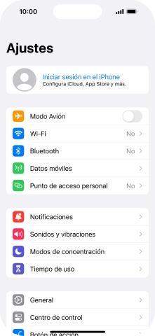 Pulsa Iniciar sesión en el iPhone. Pulsa Iniciar sesión en el iPhone.