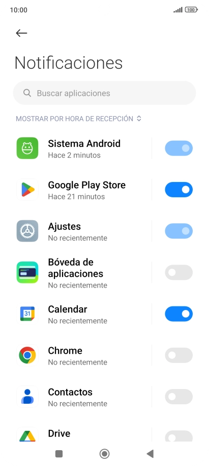 Pulsa la app deseada.