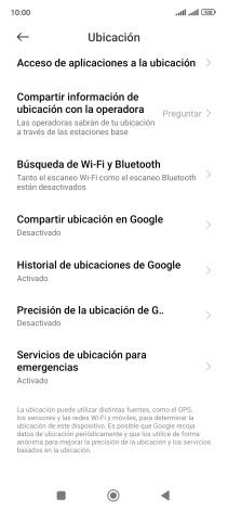 Pulsa Precisión de la ubicación de G... Pulsa Precisión de la ubicación de G...