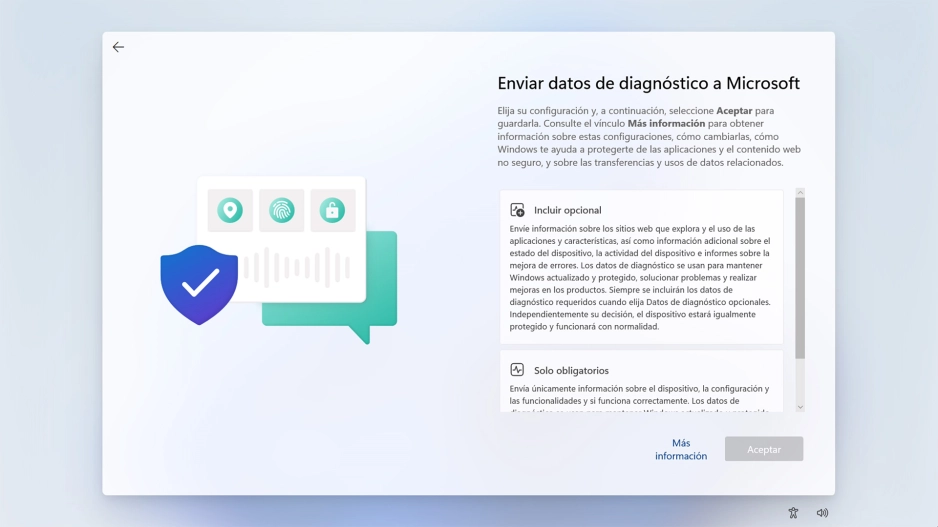 Haz clic en el ajuste deseado. Haz clic en el ajuste deseado.